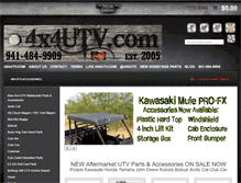 Tablet Screenshot of 4x4utv.com